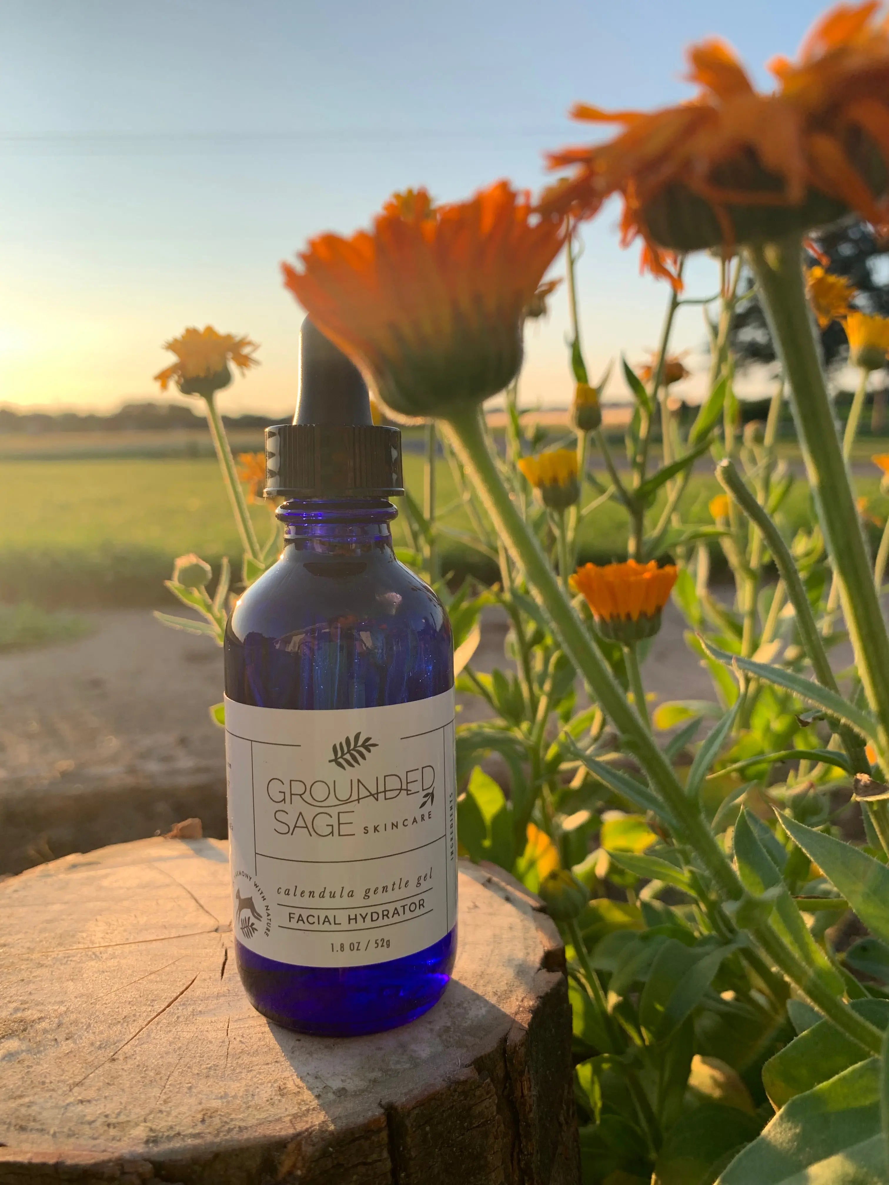 Calendula Gentle Gel Facial Hydrator-Soothing Gel for Sensitive Skin