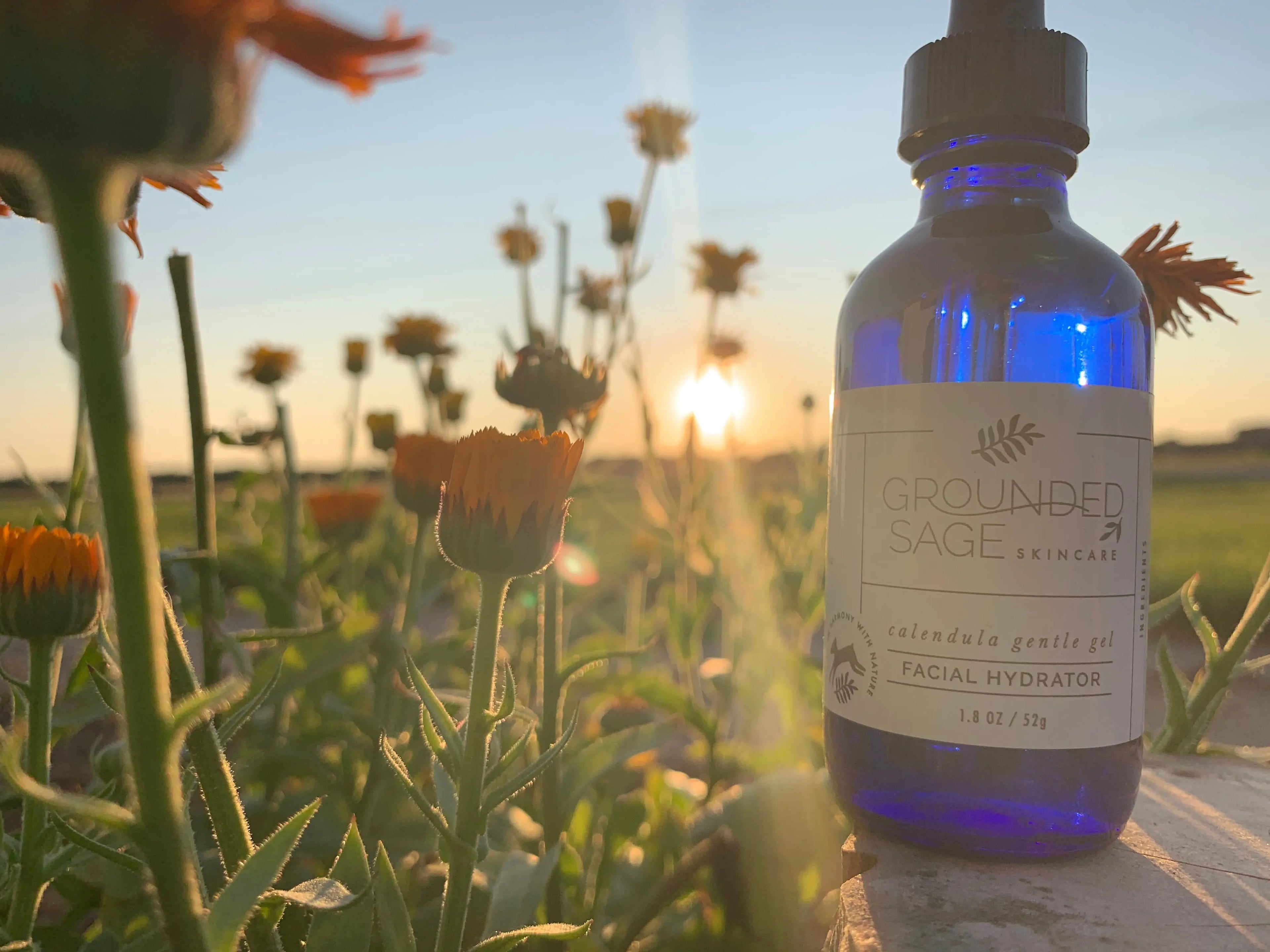 Calendula Gentle Gel Facial Hydrator-Soothing Gel for Sensitive Skin