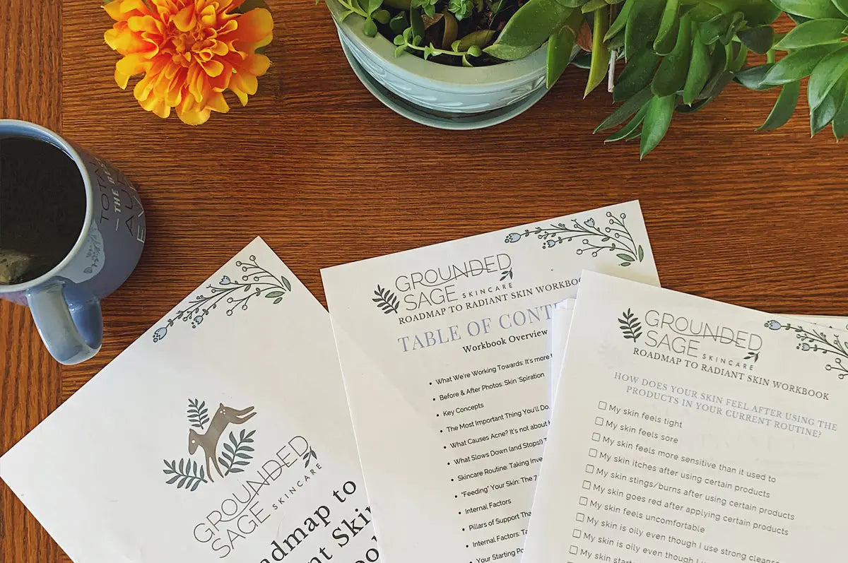 Holistic Healing Workbook & Planner for Acne-Prone Skin: Discover Your Roadmap to Radiant Skin